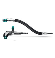 KRAFTOOL RIGHT ANGLE SET, 2 шт, 140 мм, 425 мм, набор: угловая ударная насадка + гибкий ударный адаптер (26778)