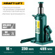 KRAFTOOL KRAFT-LIFT, 16 т, 230 - 460 мм, бутылочный гидравлический домкрат (43462-16) купить в Сочи