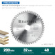 KRAFTOOL Precision, 200 х 32 мм, 48Т, пильный диск по дереву (36952-200-32) купить в Сочи