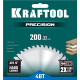 KRAFTOOL Precision, 200 х 32 мм, 48Т, пильный диск по дереву (36952-200-32) купить в Сочи