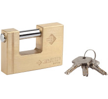 ЗУБР 90 мм, П-образная форма, навесной замок (37295-90)