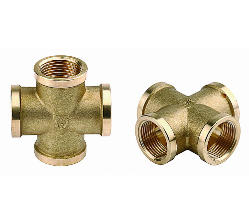 GENERAL FITTINGS внутренняя резьба 1/2″, латунь, крестовина (51049-1/2) купить  в Сочи