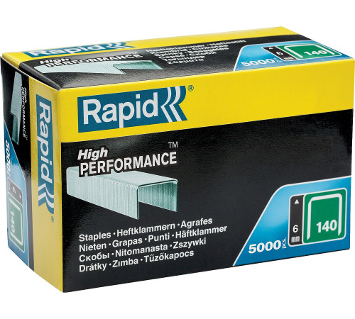 RAPID широкие, тип 140, 6 мм, 5000 шт, супертвердые профессиональные скобы (11905711) купить  в Сочи