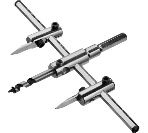 ЗУБР d 40-200 мм, глубина реза 30 мм, регулируемое сверло по дереву (29440-200) купить  в Сочи