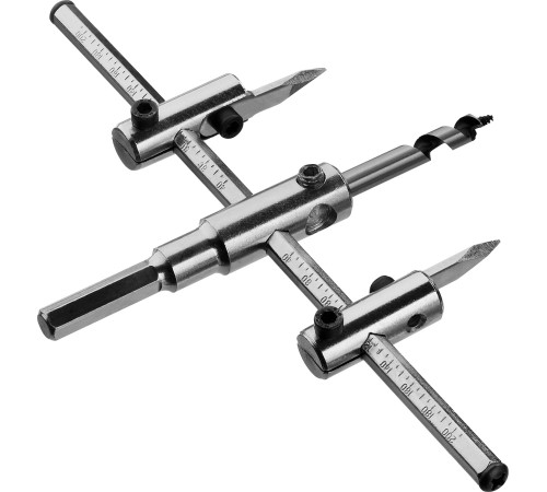 ЗУБР d 40-200 мм, глубина реза 30 мм, регулируемое сверло по дереву (29440-200) купить  в Сочи