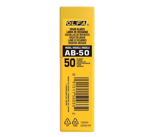 OLFA 9 мм, 50 шт, в боксе, сегментированные лезвия (OL-AB-50) купить в Сочи OLFA 9 мм, 50 шт, в боксе, сегментированные лезвия (OL-AB-50) купить в Сочи