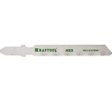KRAFTOOL T118A, EU-хвост., по металлу HSS, шаг 1.2 мм, 50 мм, 2 шт, полотна для лобзика (159551-1.2)