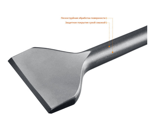 ЗУБР БУРАН, 75 x 400 мм, SDS-max, лопаточное зубило, Профессионал (29384-75-400) купить  в Сочи