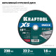 KRAFTOOL X5 INOX 230x1.6 мм по нерж. стали отрезной диск для УШМ (36256-230-1.6) купить в Сочи