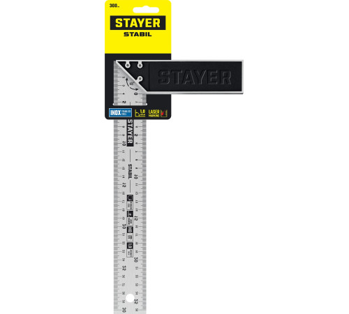 STAYER 300 мм, столярный угольник, Professional (3431-30) купить в Сочи STAYER 300 мм, столярный угольник, Professional (3431-30) купить в Сочи
