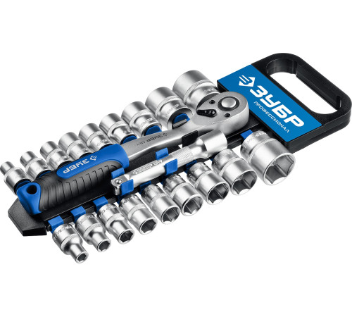 ЗУБР ТБ-20, 20 предм., (1/2″), набор торцовых головок, Профессионал (27647-H20) купить  в Сочи