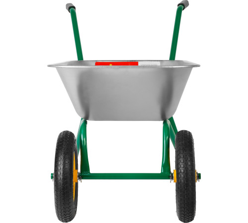 GRINDA GB-2, 80 л, 120 кг, двухколесная, оцинкованная сталь, садовая тачка (422400) купить  в Сочи