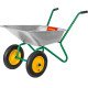 GRINDA GB-2, 80 л, 120 кг, двухколесная, оцинкованная сталь, садовая тачка (422400) купить  в Сочи