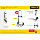 STAYER PROTruck, до 70кг, каркас и платформа из алюминия, платформа 39х28см, колеса d13 см, вес 3.0кг, складная хозяйственная тележка (38755-70) купить в Сочи