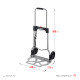 STAYER PROTruck, до 70кг, каркас и платформа из алюминия, платформа 39х28см, колеса d13 см, вес 3.0кг, складная хозяйственная тележка (38755-70) купить в Сочи