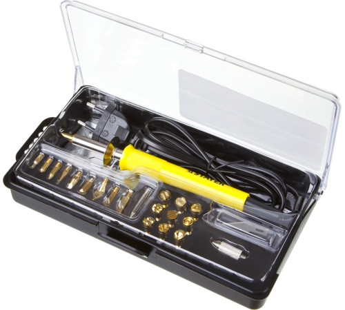 STAYER PROTerm, 30 Вт, 3 в 1, в наборе: 20 насадок, в кейсе, прибор для выжигания, пайки и резки, Professional (45227) купить  в Сочи