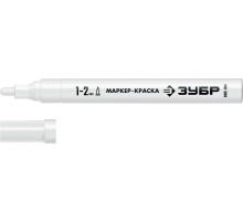 ЗУБР МК-200 белый, 1 мм маркер-краска (06326-8)