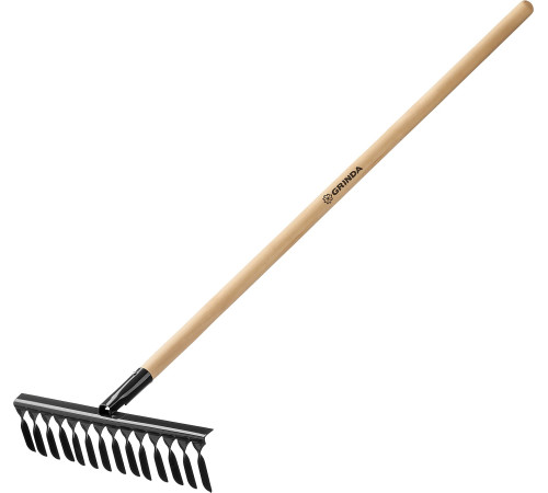 GRINDA GS-14 WOOD, 445 х 95 х 1300 мм, 14 витых зубцов, углеродистая сталь, антикор. покрытие, черенок дерев. высш. сорт, садовые грабли(39581-14) купить в Сочи GRINDA GS-14 WOOD, 445 х 95 х 1300 мм, 14 витых зубцов, углеродистая сталь, антикор. покрытие, черенок дерев. высш. сорт, садовые грабли(39581-14) купить в Сочи
