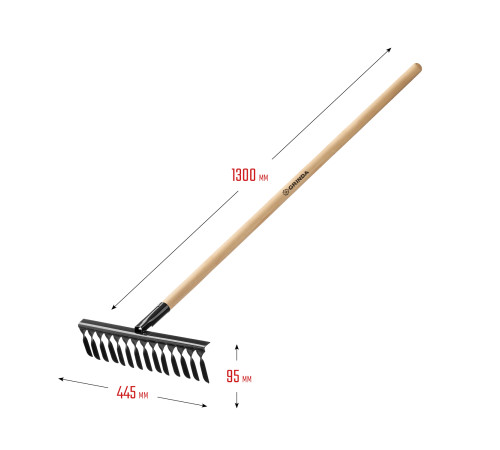 GRINDA GS-14 WOOD, 445 х 95 х 1300 мм, 14 витых зубцов, углеродистая сталь, антикор. покрытие, черенок дерев. высш. сорт, садовые грабли(39581-14) купить в Сочи GRINDA GS-14 WOOD, 445 х 95 х 1300 мм, 14 витых зубцов, углеродистая сталь, антикор. покрытие, черенок дерев. высш. сорт, садовые грабли(39581-14) купить в Сочи