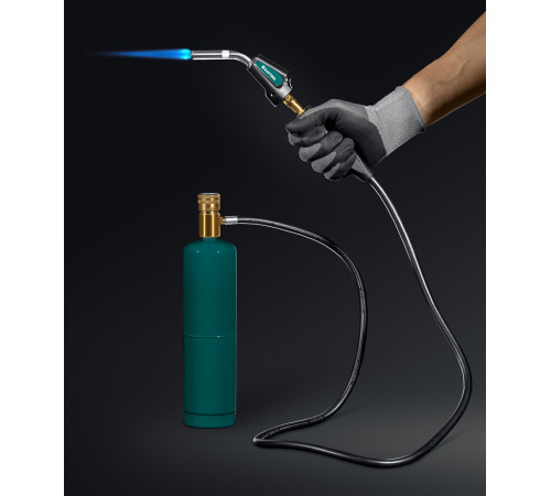 KRAFTOOL KS-8000, со шлангом 1.4м с пьезоподжигом на баллон турбо нагрев + 30% 2000°C, Газовая горелка Blue Fire (55512) купить в Сочи KRAFTOOL KS-8000, со шлангом 1.4м с пьезоподжигом на баллон турбо нагрев + 30% 2000°C, Газовая горелка Blue Fire (55512) купить в Сочи