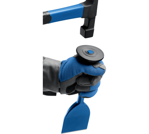 ЗУБР 75 х 250 мм, зубило-конопатка с протектором, Профессионал (2123-75) купить  в Сочи