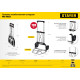STAYER PROTruck, до 120 кг, из алюминиевого сплава, платформа 48.5 х 35 см, колеса d 16 см, вес 5 кг, складная хозяйственная тележка (38755-120) купить в Сочи