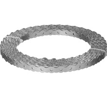 ЗУБР Волна, 12 x 0.5 мм, 25 м, цинк, перфорированная вентиляционная лента (310246-12)