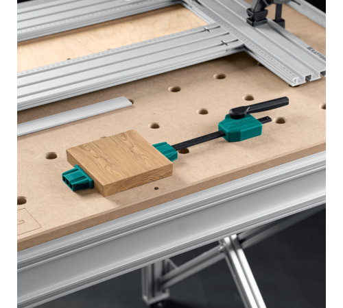 KRAFTOOL KRAFTFLEX MFT-SP, в отверстия 20 мм, горизонтальный упор/струбцина (32802) для фиксации заготовок во время механической обработки на монтажном столе KRAFTOOL KRAFTFLEX MFT-SP, в отверстия 20 мм, горизонтальный упор/струбцина (32802) для фиксации заготовок во время механической обработки на монтажном столе