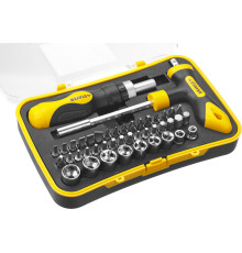 STAYER T-Compact-43, 43 предм., реверсивная отвертка с насадками (25084-H43)