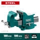 KRAFTOOL STEEL, 100 мм, стальные слесарные тиски (32701-100) купить в Сочи