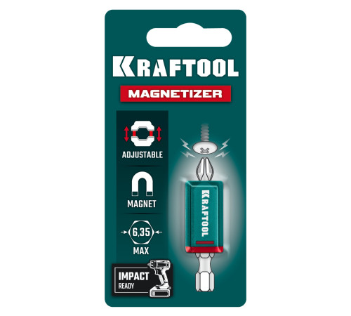 KRAFTOOL MAGNETIZER магнитный держатель для крепежа (26777) купить в Сочи KRAFTOOL MAGNETIZER магнитный держатель для крепежа (26777) купить в Сочи