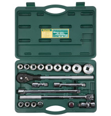 KRAFTOOL TRUCK 20, 20 предм., (3/4″), набор торцовых головок для крупногабаритной техники (27895-H20)