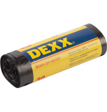 DEXX 30 л, 30 шт, черные, мусорные мешки (39150-30)