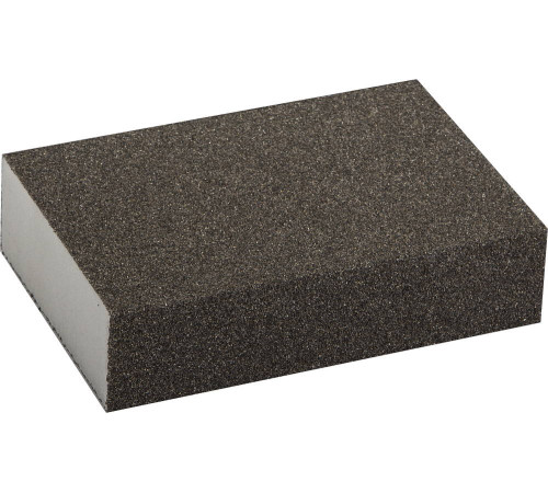 ЗУБР Р80, 100 х 68 х 26 мм, водостойкая, четырехсторонняя шлифовальная губка (35611-080) купить  в Сочи