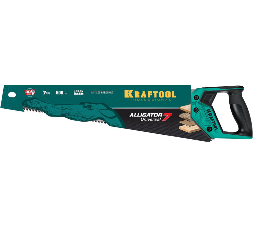 KRAFTOOL Alligator Universal 7, 500 мм, универсальная ножовка (15004-50) купить в Сочи KRAFTOOL Alligator Universal 7, 500 мм, универсальная ножовка (15004-50) купить в Сочи
