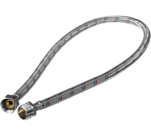ЗУБР 1/2″, 0.8 м, гайка-штуцер, гибкая подводка для воды (51005-G/S-080) купить в Сочи ЗУБР 1/2″, 0.8 м, гайка-штуцер, гибкая подводка для воды (51005-G/S-080) купить в Сочи