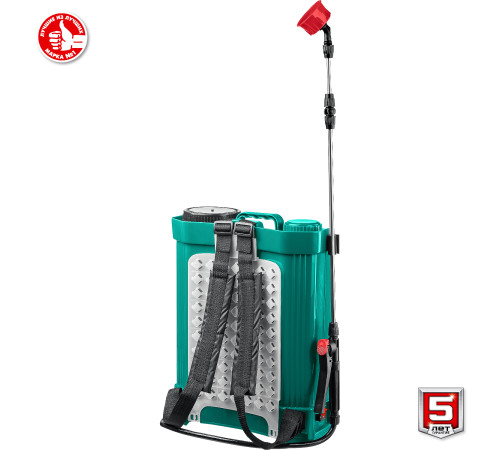 ЗУБР 16 л, аккумуляторный опрыскиватель (ОПС-16) купить  в Сочи