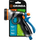 GRINDA RM-8, 8 режимов, курок сзади, металлический с TPR, поливочный пистолет, PROLine (8-427143) купить в Сочи