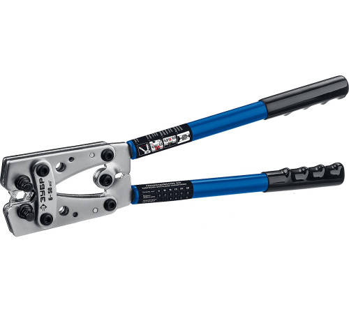 ЗУБР ПКГ-50, 6 - 50 мм2, усиленные пресс-клещи гексагональные для медных наконечников и гильз, Профессионал(45453) купить  в Сочи