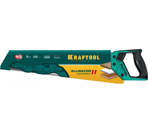 KRAFTOOL Alligator Laminator 11, 500 мм, ножовка по ламинату (15207) купить в Сочи KRAFTOOL Alligator Laminator 11, 500 мм, ножовка по ламинату (15207) купить в Сочи