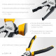 STAYER Hercules, 200 мм, комбинированные плоскогубцы (2203-1-20) купить в Сочи