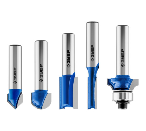 ЗУБР 5 шт, набор профильных фрез по дереву, Профессионал (28795-H5) купить  в Сочи