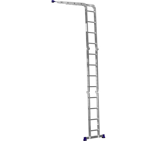 СИБИН ЛТ-44, 4 x 4 ступени, алюминиевая, четырехсекционная лестница-трансформер (38852) купить  в Сочи
