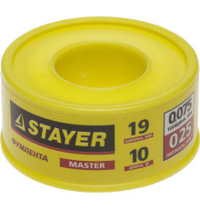 STAYER 0.075 мм х 19 мм х 10 м, 0.25 г/см3, ФУМ лента (12360-19-025)