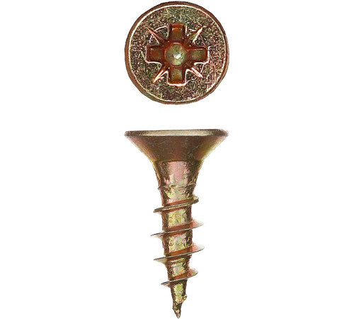 ЗУБР СУ-Ж, 12 х 3.0 мм, желтый цинк, 90 шт, универсальный саморез (300396-30-012) купить  в Сочи