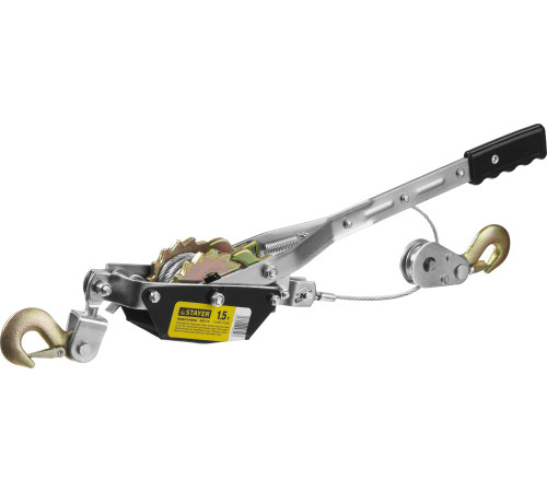 STAYER MAXPull, 1.5 т, 2.4 м, ручная рычажная лебедка (4310-1.5) купить  в Сочи