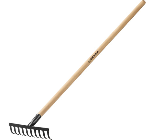 GRINDA GT-10 WOOD, 260 х 80 х 1300 мм, 10 прямых зубцов, углерод. сталь, антикор. покрытие, черенок дерев. высш. сорт, садовые грабли (39583-10) купить в Сочи GRINDA GT-10 WOOD, 260 х 80 х 1300 мм, 10 прямых зубцов, углерод. сталь, антикор. покрытие, черенок дерев. высш. сорт, садовые грабли (39583-10) купить в Сочи