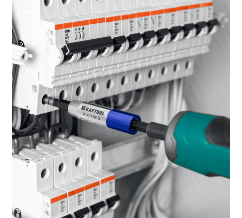 KRAFTOOL FIX-TORQ 0.9 Нм динамометрический адаптер для бит (64035-0.9) купить  в Сочи