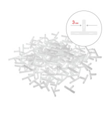 ЗУБР 3 мм, 150 шт, Т-образные, крестики для плитки (33813-3)