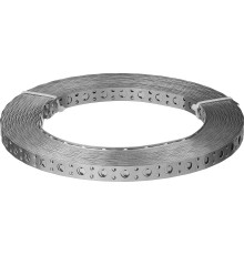 ЗУБР ПВЛ, 20 x 0.5 мм, 25 м, цинк, перфорированная вентиляционная лента прямая (310247-20-05)